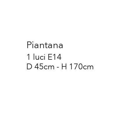 IMPERO PIANTANA CLASSICA IN METALLO AVORIO O BIANCO CON PARALUME E OTTAGONI IN CRISTALLO CRISTALENSI LUX - Cristalensi Shop Onli