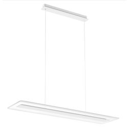 ANTILLE SOSPENSIONE MODERNA DOPPIA EMISSIONE BIANCA LED 45W LUCE 3000K LINEA LIGHT Linea Light - Cristalensi Shop Online 2