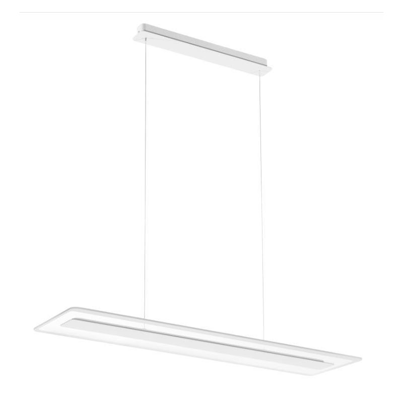 ANTILLE SOSPENSIONE MODERNA DOPPIA EMISSIONE BIANCA LED 45W LUCE 3000K LINEA LIGHT Linea Light - Cristalensi Shop Online