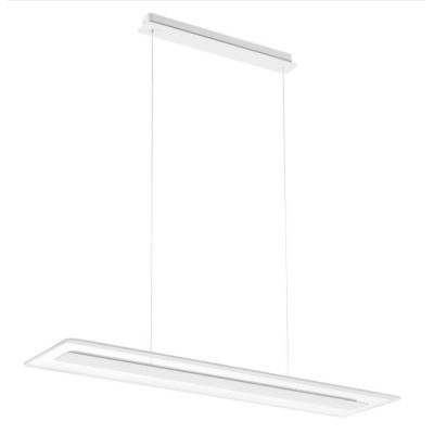 ANTILLE SOSPENSIONE MODERNA DOPPIA EMISSIONE BIANCA LED 45W LUCE 3000K LINEA LIGHT Linea Light - Cristalensi Shop Online