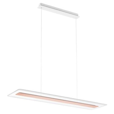 ANTILLE SOSPENSIONE A DOPPIA EMISSIONE LUCE MODERNA LED 45W LUCE 3000K CROMO RAME O ORO Linea Light - Cristalensi Shop Online