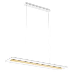 ANTILLE SOSPENSIONE A DOPPIA EMISSIONE LUCE MODERNA LED 45W LUCE 3000K CROMO RAME O ORO Linea Light - Cristalensi Shop Online 2