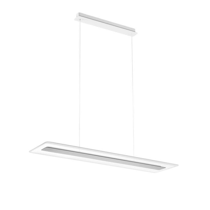 ANTILLE SOSPENSIONE A DOPPIA EMISSIONE LUCE MODERNA LED 45W LUCE 3000K CROMO RAME O ORO Linea Light - Cristalensi Shop Online