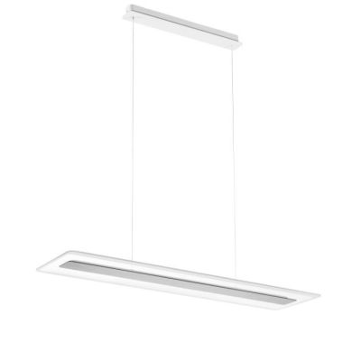 ANTILLE SOSPENSIONE A DOPPIA EMISSIONE LUCE MODERNA LED 45W LUCE 3000K CROMO RAME O ORO Linea Light - Cristalensi Shop Online