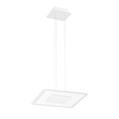 ARUBA SOSPENSIONE A DOPPIA EMISSIONE LUCE LED 19W BIANCA DESIGN MODERNO LUCE 3000K Linea Light - Cristalensi Shop Online