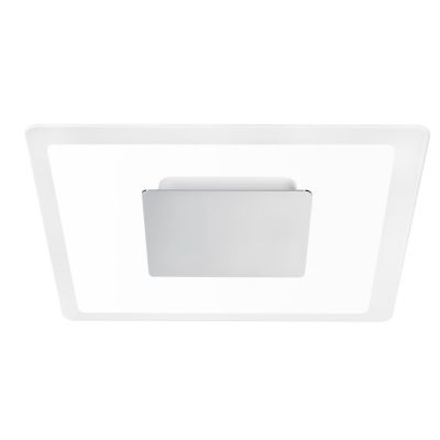 ARUBA APPLIQUE PLAFONIERA CROMO ORO O RAME MODERNA DOPPIA EMISSIONE LUCE LED 40W LUCE 3000K Linea Light - Cristalensi Shop Onlin