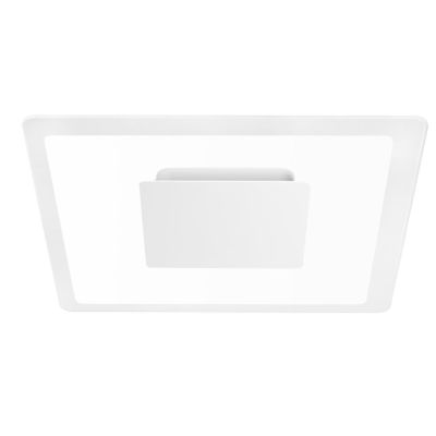 ARUBA APPLIQUE PLAFONIERA BIANCA MODERNA DOPPIA EMISSIONE LUCE LED 40W LUCE 3000K Linea Light - Cristalensi Shop Online