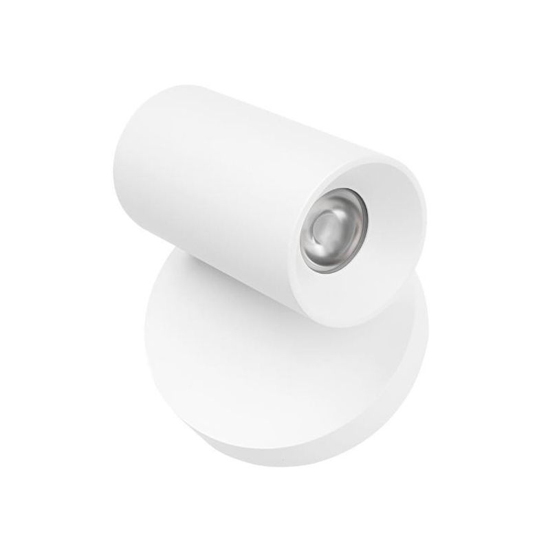 BART FARETTO CON LUCE ORIENTABILE LED 11W LUCE 3000K MODERNO IN METALLO BIANCO O NERO Linea Light - Cristalensi Shop Online