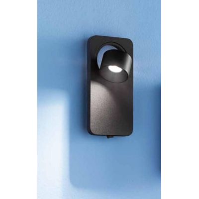 BEEBO FARETTO ORIENTABILE LED 11W LUCE 3000K MODERNO IN METALLO BIANCO O NERO OPPURE IN LEGNO Linea Light - Cristalensi Shop Onl