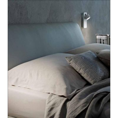 BEEBO FARETTO ORIENTABILE LED 11W LUCE 3000K MODERNO IN METALLO BIANCO O NERO OPPURE IN LEGNO Linea Light - Cristalensi Shop Onl