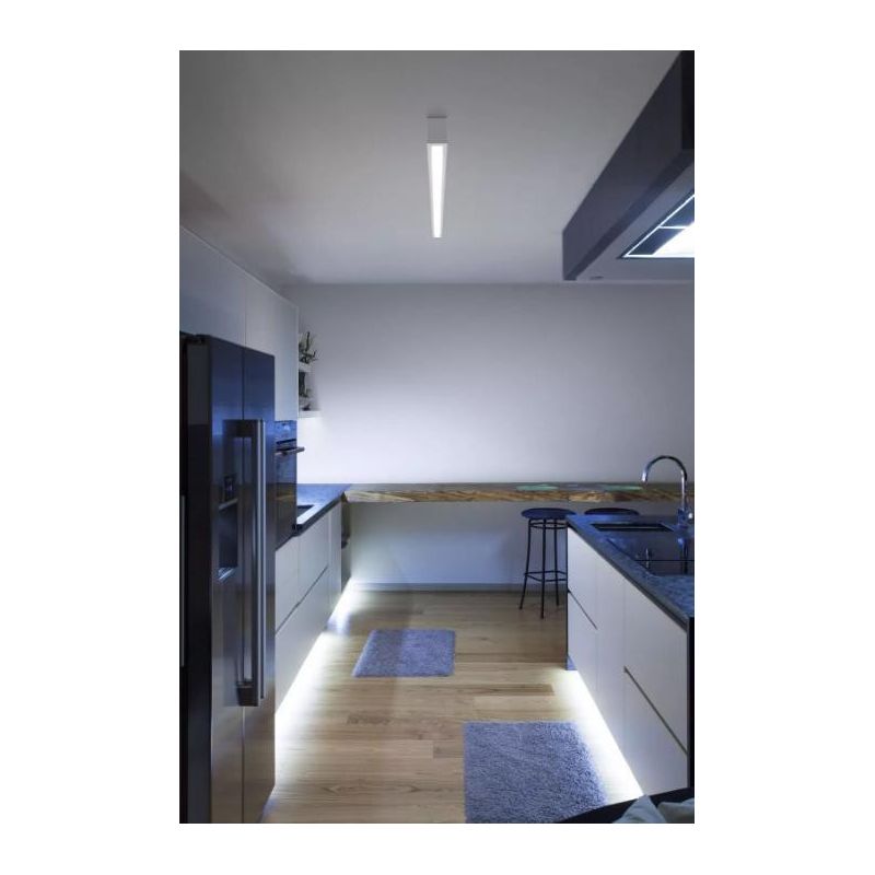 BOX SB PLAFONIERA RETTANGOLARE L97 BIANCA LED 20W LUCE 3000K-4000K DELLA LINEA LIGHT Linea Light - Cristalensi Shop Online