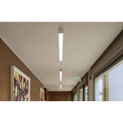 BOX SB PLAFONIERA RETTANGOLARE L127 BIANCA LED 26W LUCE 3000K-4000K DELLA LINEA LIGHT Linea Light - Cristalensi Shop Online