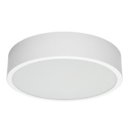 BOX SR PLAFONIERA ROTONDA D40 MODERNA BIANCA LED 25W LUCE 3000K-4000K DELLA LINEA LIGHT Linea Light - Cristalensi Shop Online