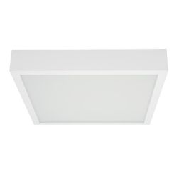 BOX SQ PLAFONIERA QUADRATA 41X41 BIANCA LED 25W LUCE 3000K-4000K DELLA LINEA LIGHT Linea Light - Cristalensi Shop Online