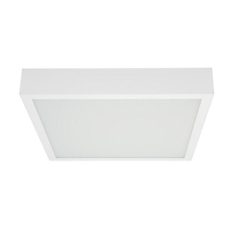 BOX SQ PLAFONIERA QUADRATA 41X41 BIANCA LED 25W LUCE 3000K-4000K DELLA LINEA LIGHT Linea Light - Cristalensi Shop Online