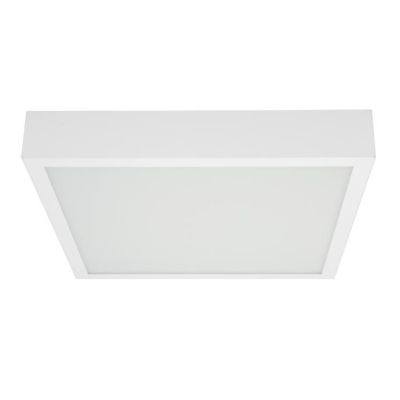 BOX SQ PLAFONIERA QUADRATA 41X41 BIANCA LED 25W LUCE 3000K-4000K DELLA LINEA LIGHT Linea Light - Cristalensi Shop Online