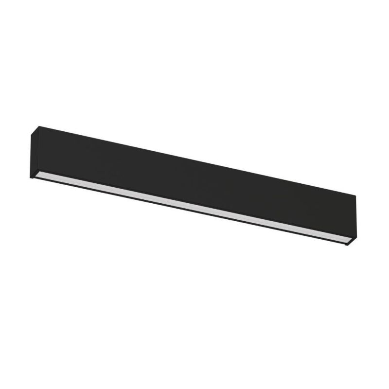 BOX W1 APPLIQUE MONOEMISSIONE LED 28W LUNGH 62CM BIANCA O NERA LUCE 2700K-3000K-4000K Linea Light - Cristalensi Shop Online