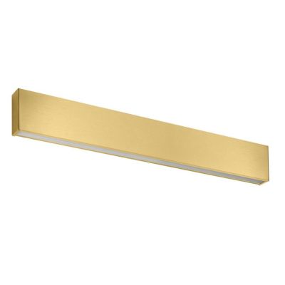 BOX W1 APPLIQUE MONOEMISSIONE LED 28W LUNGH 62CM IN RAME O OTTONE SPAZZOLATO LUCE 2700K-3000K Linea Light - Cristalensi Shop Onl