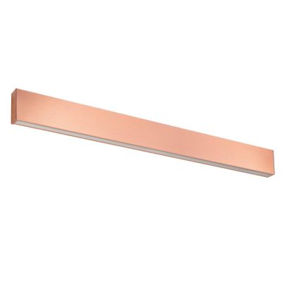 BOX W1 APPLIQUE MONOEMISSIONE LED 41W LUNGH 92CM IN RAME O OTTONE SPAZZOLATO LUCE 2700K-3000K Linea Light - Cristalensi Shop Onl