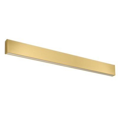 BOX W1 APPLIQUE MONOEMISSIONE LED 41W LUNGH 92CM IN RAME O OTTONE SPAZZOLATO LUCE 2700K-3000K Linea Light - Cristalensi Shop Onl