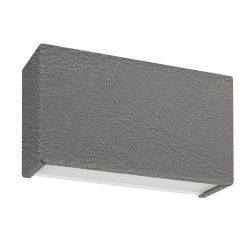 BOX W2 APPLIQUE LED 10W BIEMISSIONE LUNGH 14CM FINITURA CEMENTO LUCE 2700K-3000K-4000K Linea Light - Cristalensi Shop Online
