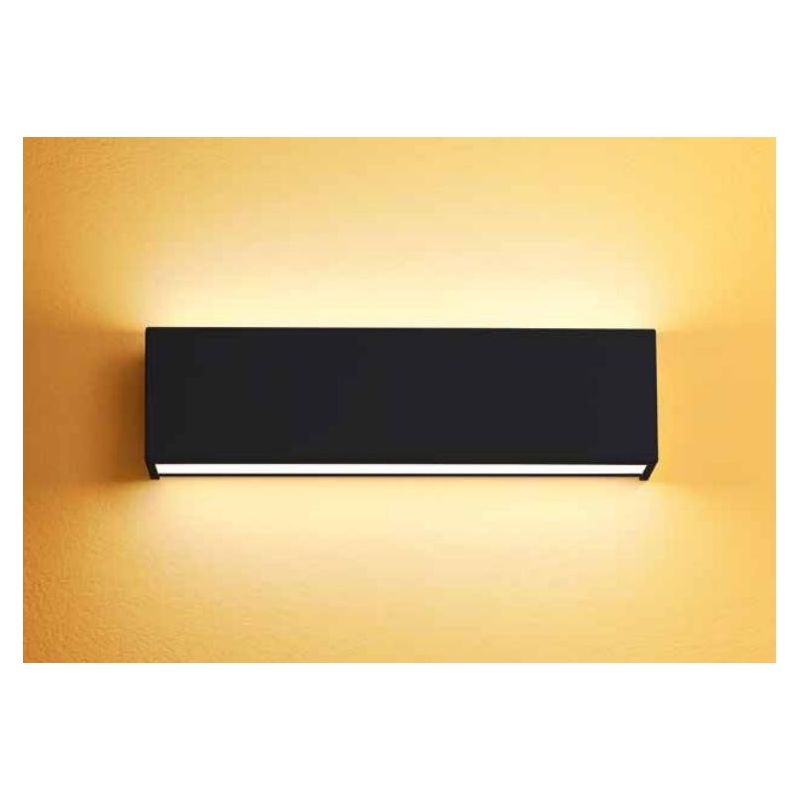 BOX W2 APPLIQUE BIEMISSIONE MODERNA LED 19W LUNGH 32CM BIANCA O NERA LUCE 2700K-3000K-4000K Linea Light - Cristalensi Shop Onlin