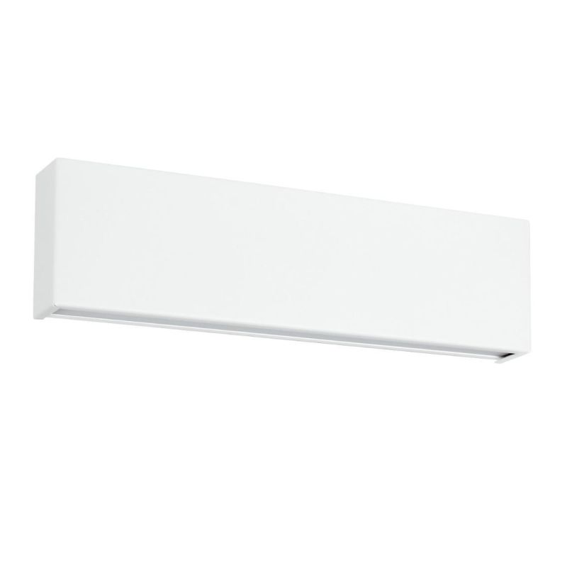 BOX W2 APPLIQUE BIEMISSIONE MODERNA LED 19W LUNGH 32CM BIANCA O NERA LUCE 2700K-3000K-4000K Linea Light - Cristalensi Shop Onlin