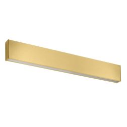 BOX W2 APPLIQUE BIEMISSIONE MODERNA LED 28W LUNGH 61CM RAME O OTTONE SPAZZOLATO LUCE 2700K-3000K Linea Light - Cristalensi Shop 2