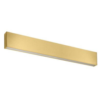 BOX W2 APPLIQUE BIEMISSIONE MODERNA LED 28W LUNGH 61CM RAME O OTTONE SPAZZOLATO LUCE 2700K-3000K Linea Light - Cristalensi Shop