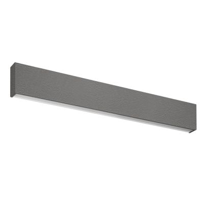 BOX W2 APPLIQUE BIEMISSIONE MODERNA LED 28W LUNGH 61CM FINITURA CEMENTO LUCE 2700K-3000K-4000K Linea Light - Cristalensi Shop On
