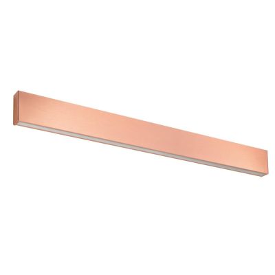 BOX W2 APPLIQUE LED 41W BIEMISSIONE MODERNA LUNGH 92CM RAME O OTTONE SPAZZOLATO LUCE 2700K-3000K Linea Light - Cristalensi Shop