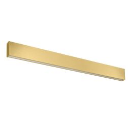 BOX W2 APPLIQUE LED 41W BIEMISSIONE MODERNA LUNGH 92CM RAME O OTTONE SPAZZOLATO LUCE 2700K-3000K Linea Light - Cristalensi Shop