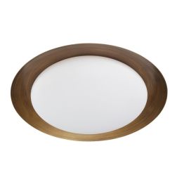 CREW 1 PLAFONIERA D30 CON LED 12W LUCE 3000K ANTRACITE O RUGGINE DELLA LINEA LIGHT Linea Light - Cristalensi Shop Online