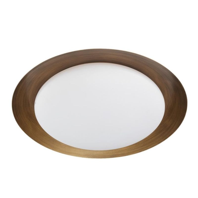 CREW 1 PLAFONIERA D30 CON LED 12W LUCE 3000K ANTRACITE O RUGGINE DELLA LINEA LIGHT Linea Light - Cristalensi Shop Online