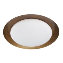 CREW 1 PLAFONIERA D47 CON LED 22W LUCE 3000K ANTRACITE O RUGGINE DELLA LINEA LIGHT Linea Light - Cristalensi Shop Online