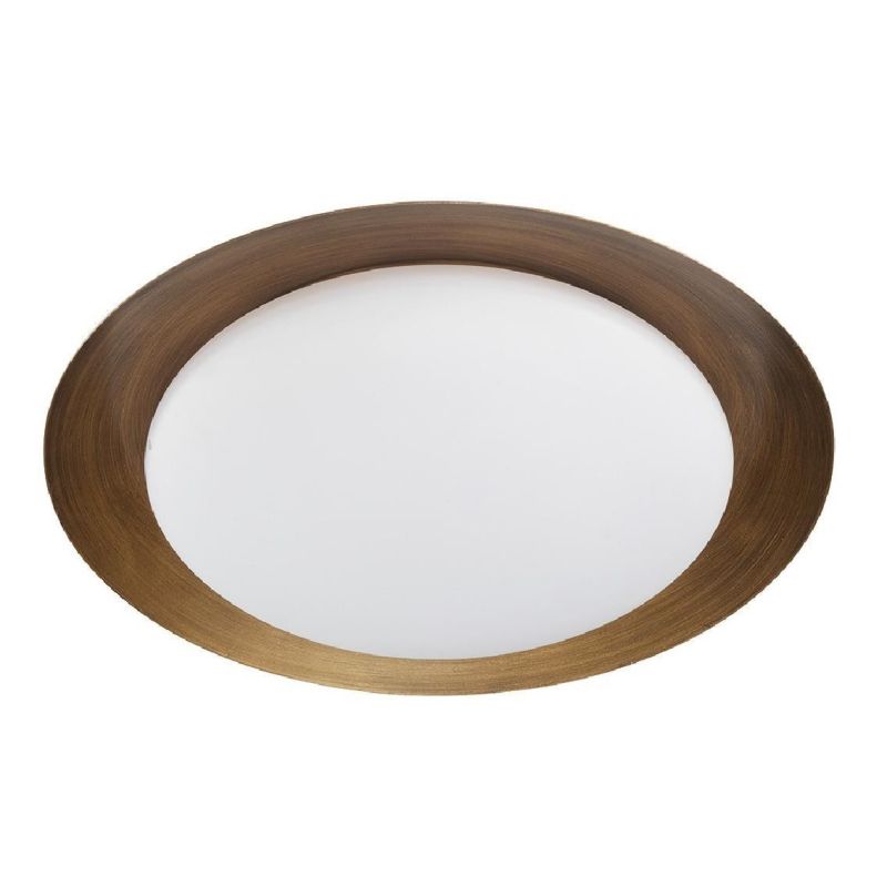 CREW 1 PLAFONIERA D47 CON LED 22W LUCE 3000K ANTRACITE O RUGGINE DELLA LINEA LIGHT Linea Light - Cristalensi Shop Online