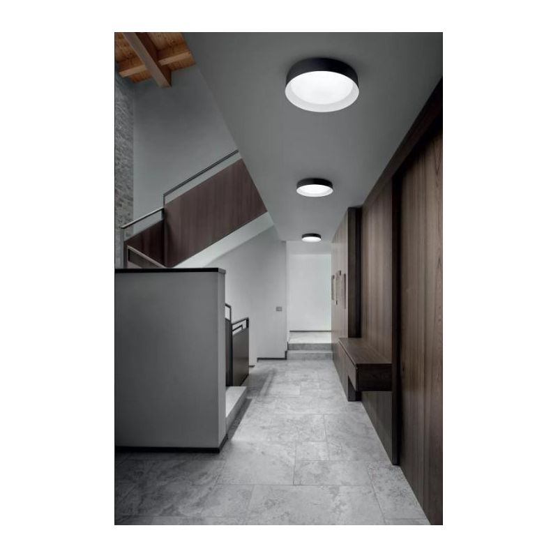 CREW 2 PLAFONIERA D33 CON LED 17W LUCE 3000K 4 COLORI DELLA LINEA LIGHT Linea Light - Cristalensi Shop Online