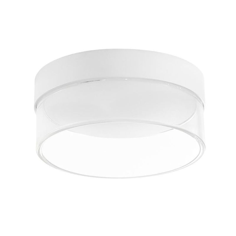 CRUMB PLAFONIERA PICCOLA D15 CON LED 15W LUCE 3000K BIANCA O NERA DELLA LINEA LIGHT Linea Light - Cristalensi Shop Online
