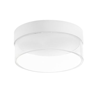 CRUMB PLAFONIERA PICCOLA D15 CON LED 15W LUCE 3000K BIANCA O NERA DELLA LINEA LIGHT Linea Light - Cristalensi Shop Online