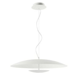 HORIZON SOSPENSIONE MODERNA BIANCA CON LED 34W LUCE 3000K DELLA LINEA LIGHT Linea Light - Cristalensi Shop Online 2