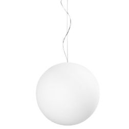 OH!IN SOSPENSIONE GRANDE CON SFERA D74 DESIGN MODERNO COLORE BIANCO DELLA LINEA LIGHT Linea Light - Cristalensi Shop Online