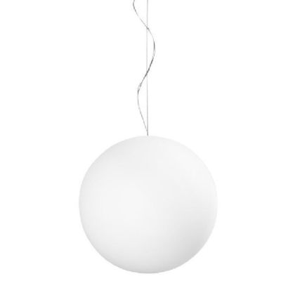 OH!IN SOSPENSIONE GRANDE CON SFERA D74 DESIGN MODERNO COLORE BIANCO DELLA LINEA LIGHT Linea Light - Cristalensi Shop Online