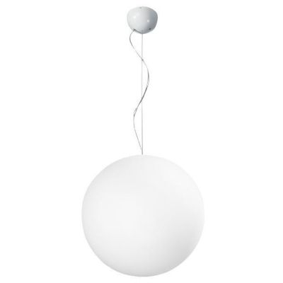 OH!IN SOSPENSIONE GRANDE CON SFERA D74 DESIGN MODERNO COLORE BIANCO DELLA LINEA LIGHT Linea Light - Cristalensi Shop Online