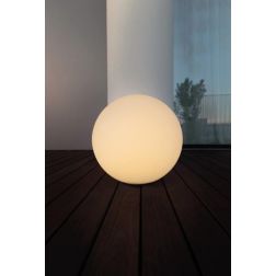 OH!IN LAMPADA DA TAVOLO CON SFERA D28 DESIGN MODERNO COLORE BIANCO DELLA LINEA LIGHT Linea Light - Cristalensi Shop Online