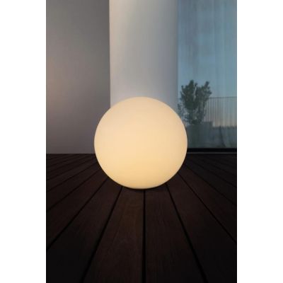 OH!IN LAMPADA DA TAVOLO CON SFERA D28 DESIGN MODERNO COLORE BIANCO DELLA LINEA LIGHT Linea Light - Cristalensi Shop Online