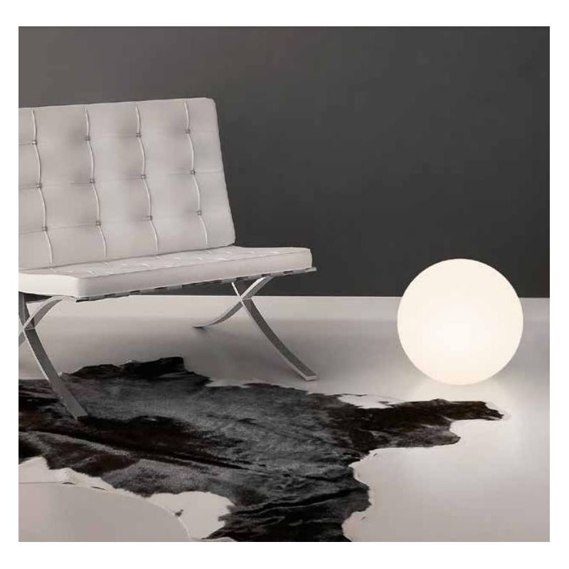 OH!IN LAMPADA DA PAVIMENTO A SFERA D74 DESIGN MODERNO COLORE BIANCO DELLA LINEA LIGHT Linea Light - Cristalensi Shop Online