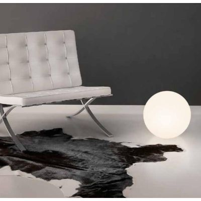 OH!IN LAMPADA DA PAVIMENTO A SFERA D74 DESIGN MODERNO COLORE BIANCO DELLA LINEA LIGHT Linea Light - Cristalensi Shop Online