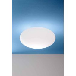 OH!SMASH PLAFONIERA IN FORMA OVALE BIANCA D38 DESIGN MODERNO DELLA LINEA LIGHT Linea Light - Cristalensi Shop Online