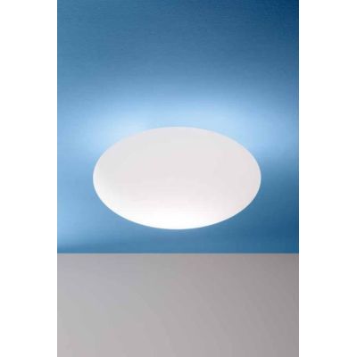 OH!SMASH PLAFONIERA IN FORMA OVALE BIANCA D38 DESIGN MODERNO DELLA LINEA LIGHT Linea Light - Cristalensi Shop Online