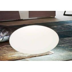 OH!SMASH LAMPADA DA TAVOLO IN FORMA OVALE BIANCA D55 DESIGN MODERNO DELLA LINEA LIGHT Linea Light - Cristalensi Shop Online